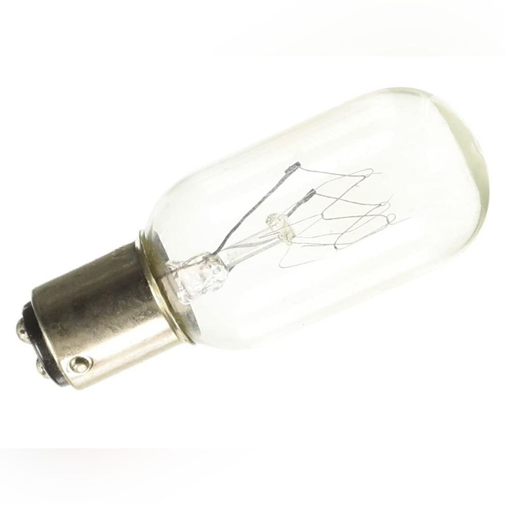 Eiko 25T8DC-130V 130V 25W T-8 DC Bayonet Base Halogen Bulbs-3 pack